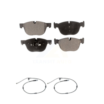Ceramic Disc Brake Pads And Wear Sensors Front Kit For BMW X5 X6