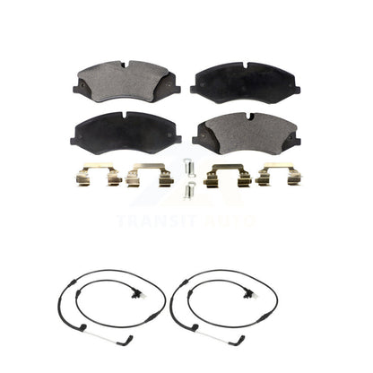Ceramic Disc Brake Pads And Wear Sensors Front Kit For Land Rover Range Sport