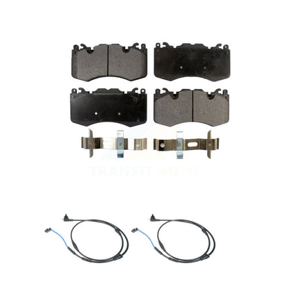 Ceramic Disc Brake Pads And Wear Sensors Front Kit For Land Rover Range Sport