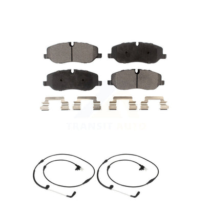 Ceramic Disc Brake Pads And Wear Sensors Front Kit For Land Rover Range Sport