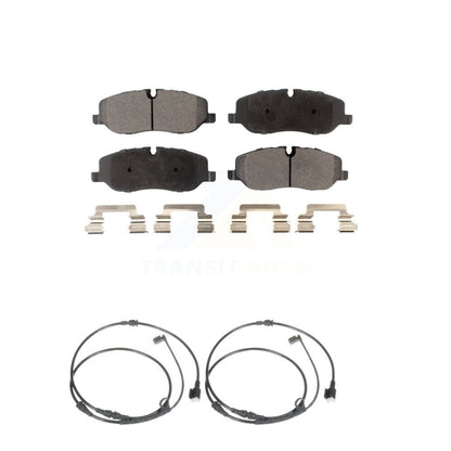 Ceramic Disc Brake Pads And Wear Sensors Front Kit For Land Rover Range Sport