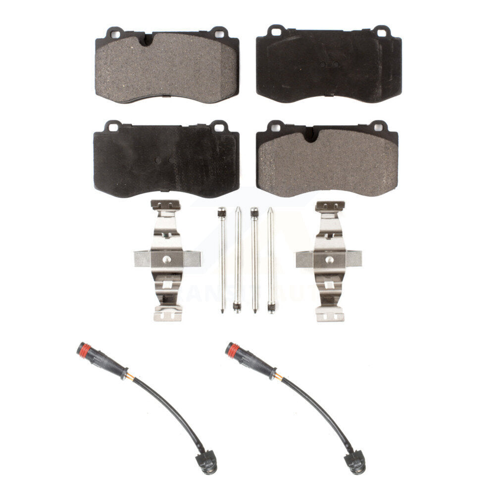 Ceramic Brake Pad & Wear Sensor Front Kit For Mercedes-Benz S550 S450 CL550 S400