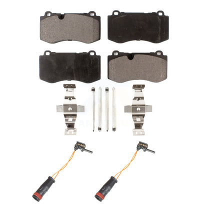 Ceramic Disc Brake Pads Wear Sensor Front Kit For Mercedes-Benz SL550 S350 CL550