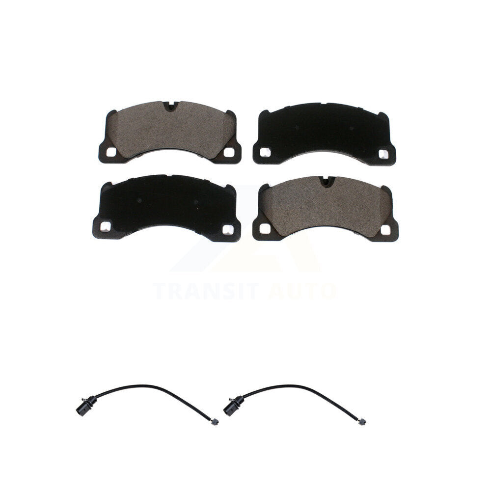 Ceramic Disc Brake Pads And Wear Sensors Front Kit For 2017 Porsche Macan 2.0L