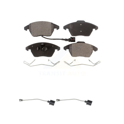 Ceramic Brake Pad And Extra Wear Sensor Front Kit For Audi A3 Quattro Volkswagen