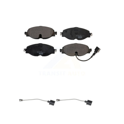 Ceramic Brake Pad Extra Wear Sensor Front Kit For Volkswagen Jetta Golf Taos GTI