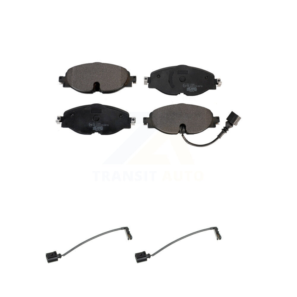 Ceramic Brake Pad Extra Wear Sensor Front Kit For Audi TT Quattro Base with 2.0L
