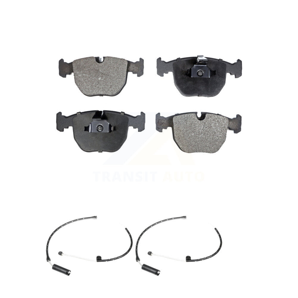 Ceramic Disc Brake Pads And Wear Sensors Front Kit For BMW X5