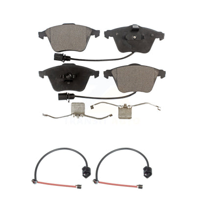 Ceramic Brake Pad Extra Wear Sensor Front Kit For 2012-2013 Audi TT Quattro 2.0L