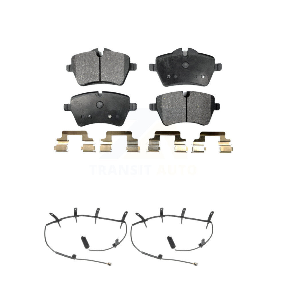 Ceramic Disc Brake Pads And Wear Sensors Front Kit For Mini Cooper