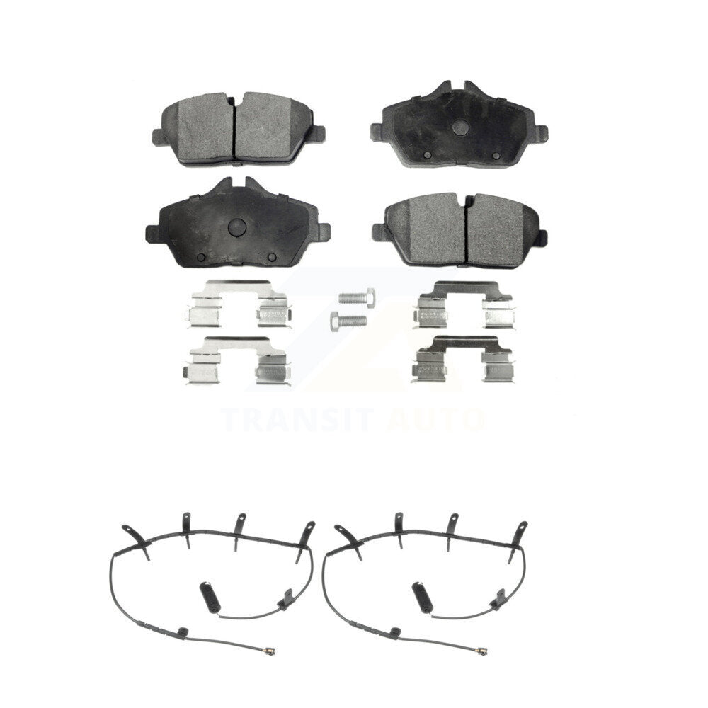Ceramic Disc Brake Pads And Wear Sensors Front Kit For Mini Cooper