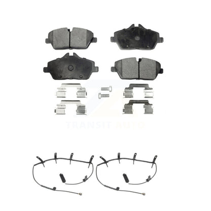 Ceramic Disc Brake Pads And Wear Sensors Front Kit For Mini Cooper
