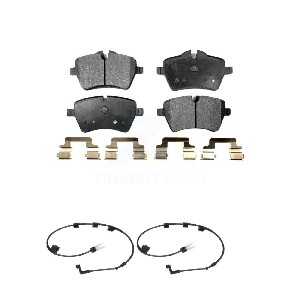 Ceramic Disc Brake Pads And Wear Sensors Front Kit For Mini Cooper
