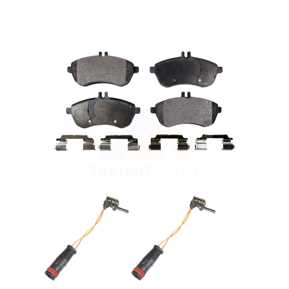 Ceramic Brake Pads Wear Sensor Front Kit For Mercedes-Benz C300 C250 C230 SLK250