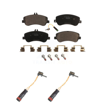 Ceramic Brake Pads & Extra Wear Sensor Front Kit For Mercedes-Benz GLK350 GLK250