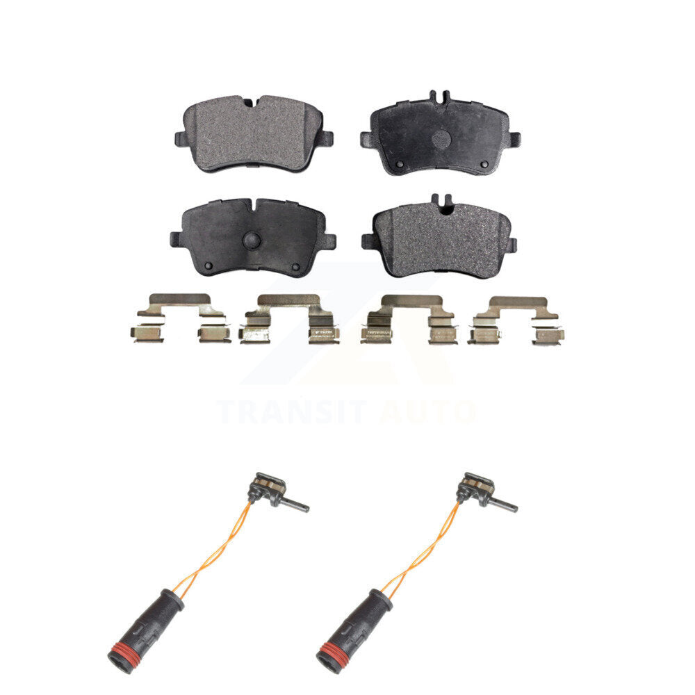 Ceramic Brake Pads & Wear Sensor Front Kit For Mercedes-Benz C240 C230 C280 C320