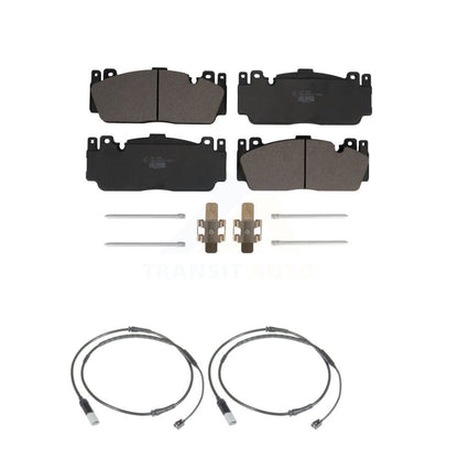 Ceramic Disc Brake Pads And Wear Sensors Front Kit For BMW M6 Gran Coupe