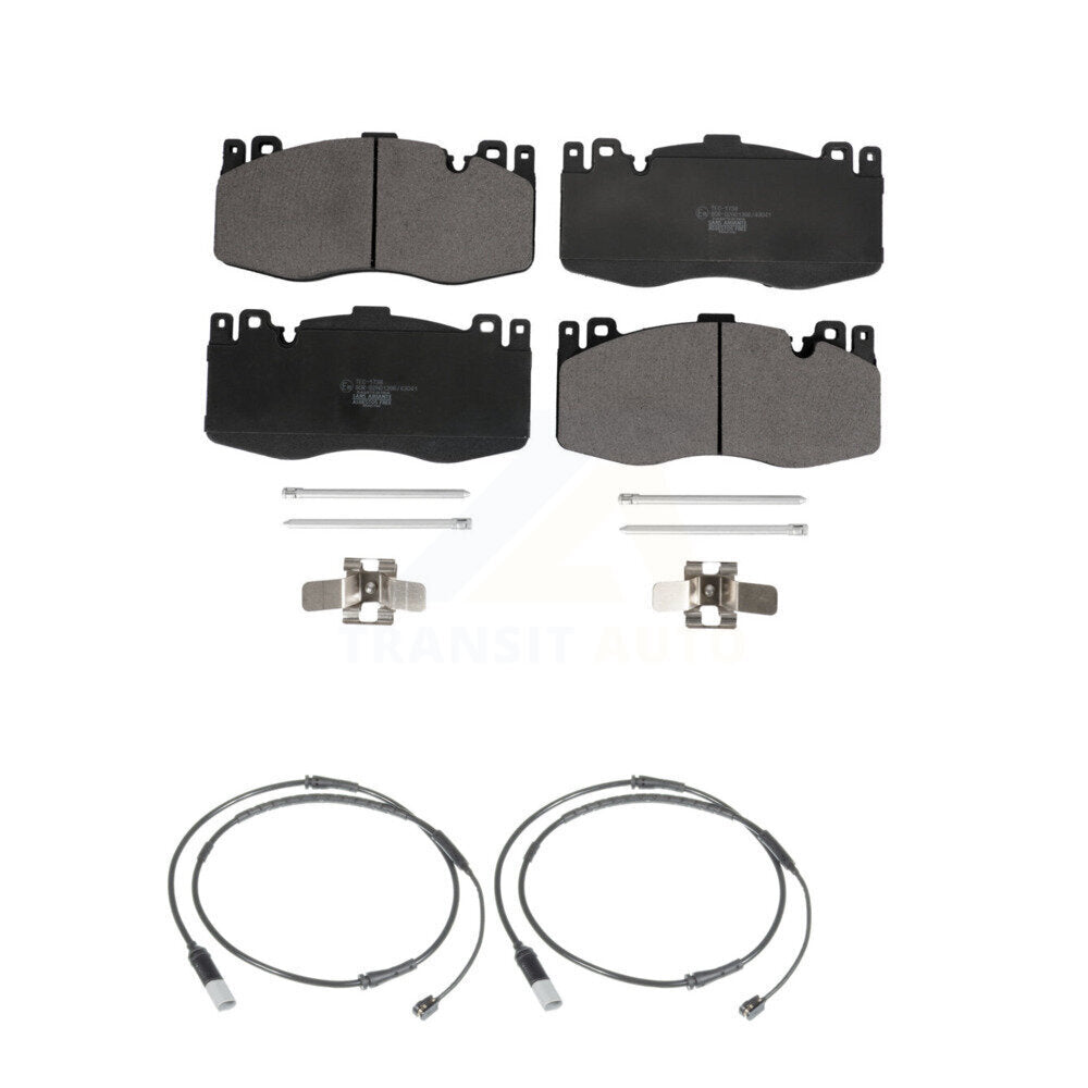 Ceramic Disc Brake Pads And Wear Sensors Front Kit For BMW M6 Gran Coupe