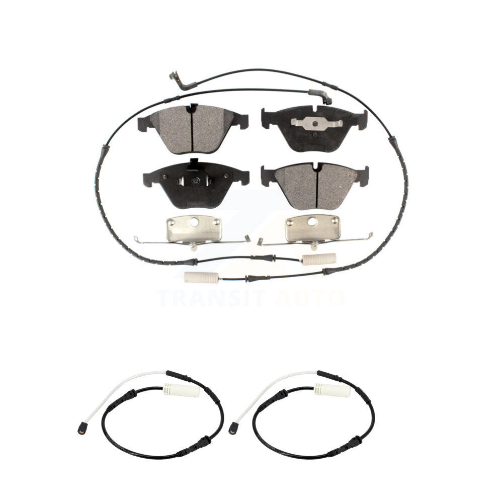 Ceramic Brake Pad Extra Wear Sensor Front Kit For BMW 328i xDrive 323i 335i 335d