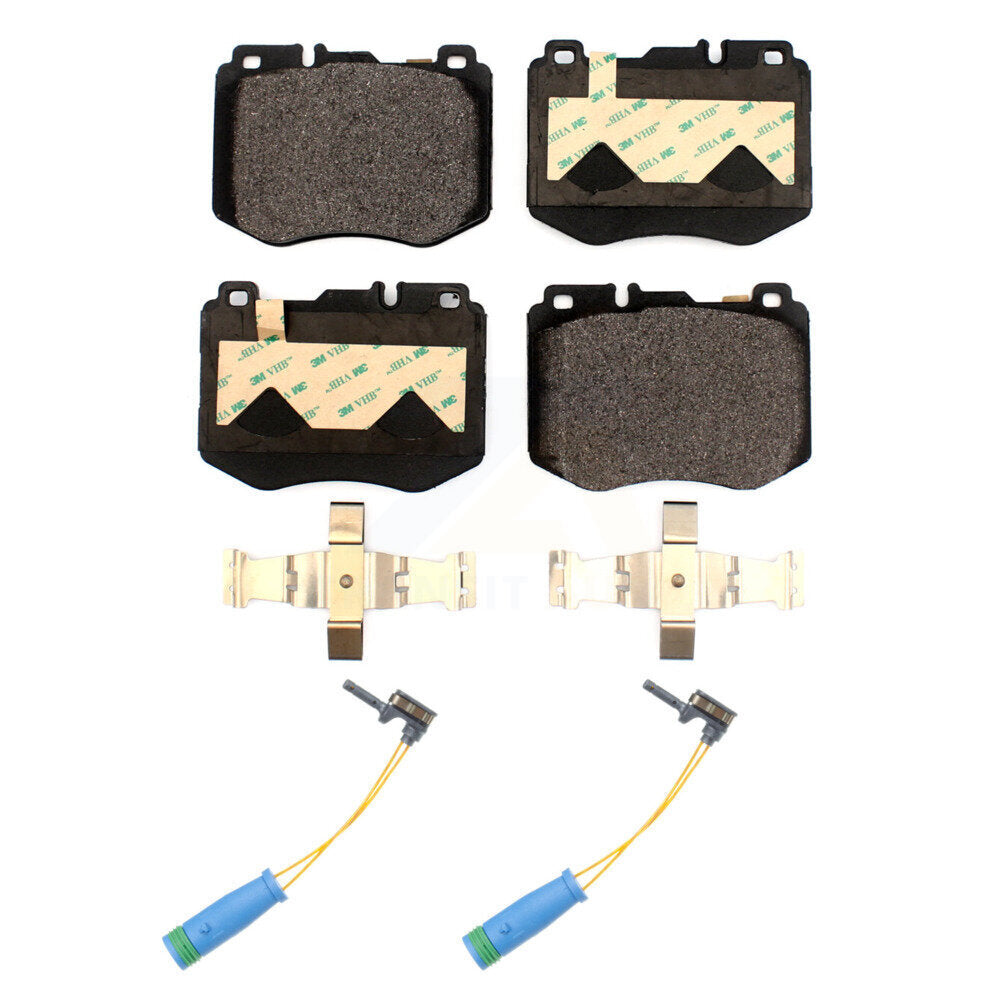 Ceramic Brake Pads Wear Sensor Front Kit For Mercedes-Benz C300 GLC300 E300 C400