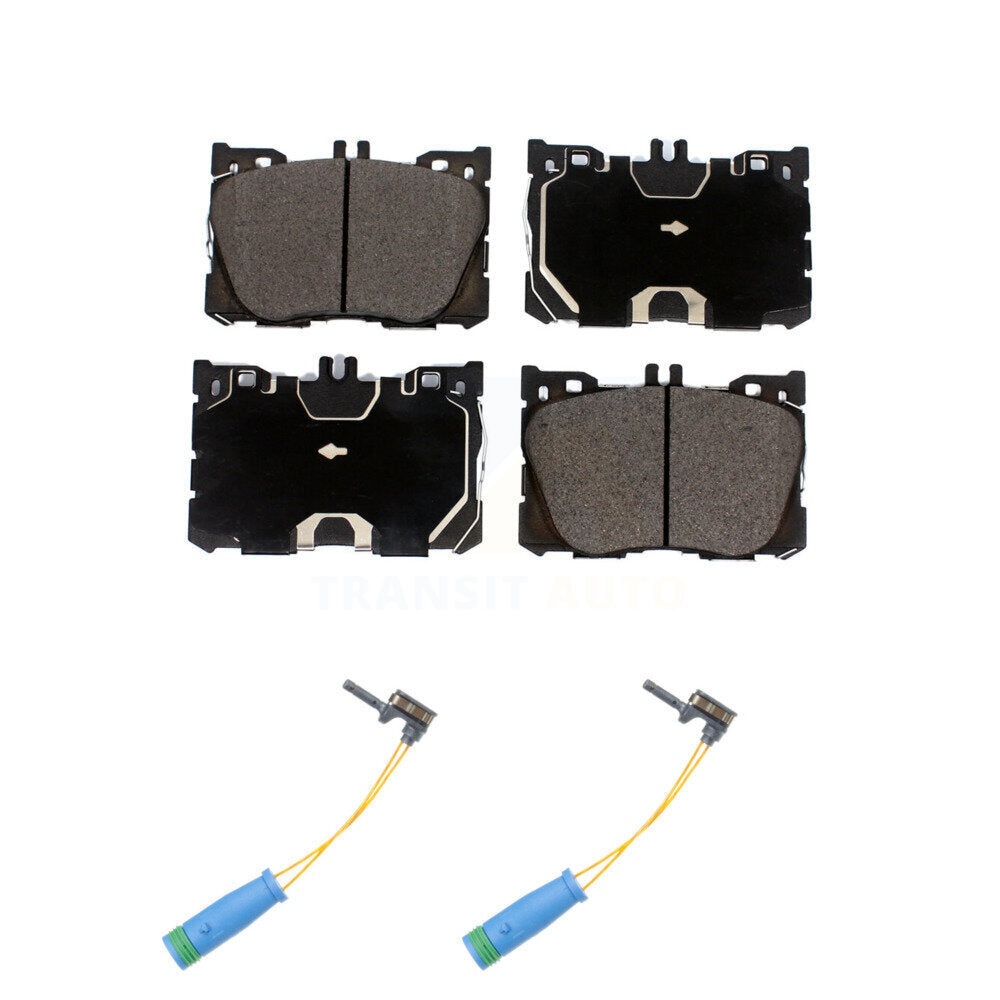 Ceramic Brake Pad & Wear Sensor Front Kit For Mercedes-Benz GLC300 C43 AMG GLC43