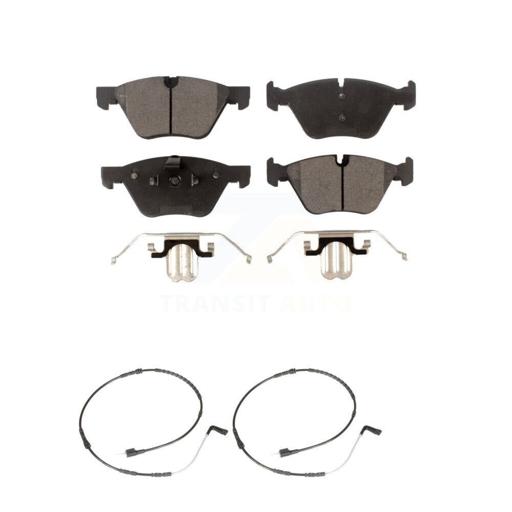 Ceramic Disc Brake Pads And Wear Sensors Front Kit For BMW Z4