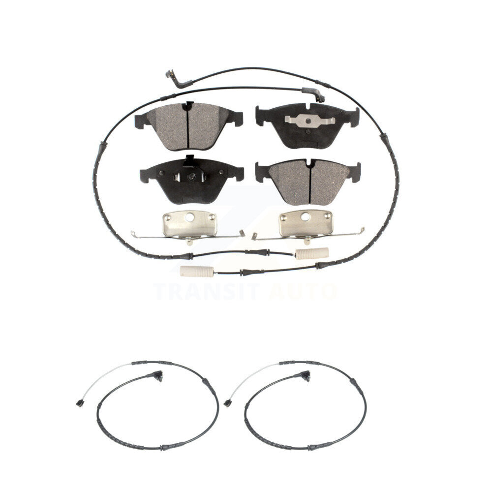 Ceramic Disc Brake Pads And Extra Wear Sensors Front Kit For BMW Z4