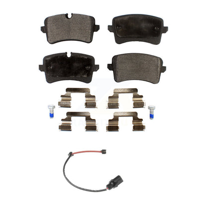 Ceramic Disc Brake Pads And Wear Sensors Rear Kit For Porsche Macan Audi A6
