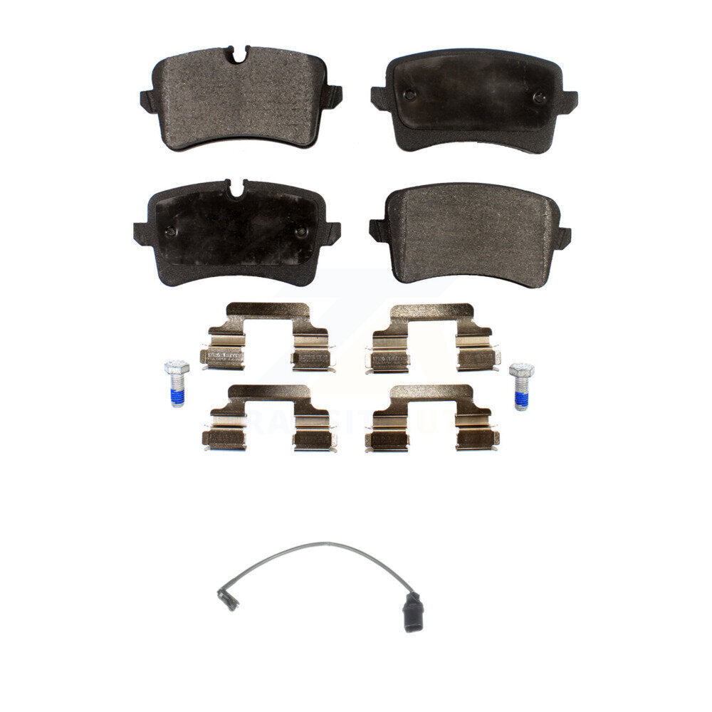Ceramic Brake Pads Wear Sensor Rear Kit For Audi Porsche Macan A6 Quattro A7 RS5
