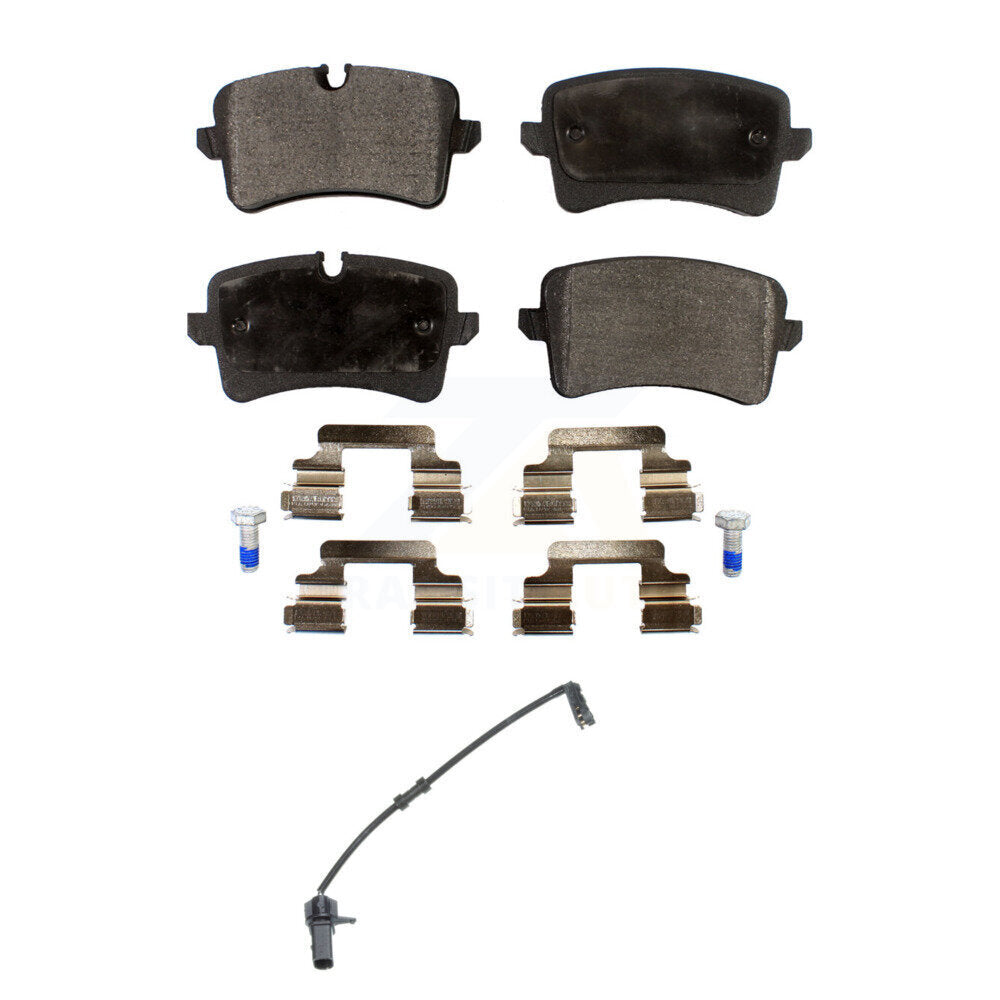 Ceramic Disc Brake Pad Wear Sensor Rear Kit For Audi A8 Quattro with 356mm Rotor
