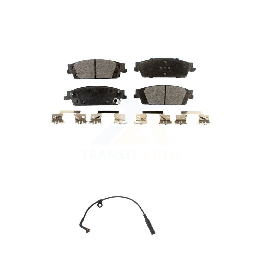 Ceramic Brake Pads Wear Sensor Rear Kit For 2019 Chevrolet Silverado 1500 LD GMC