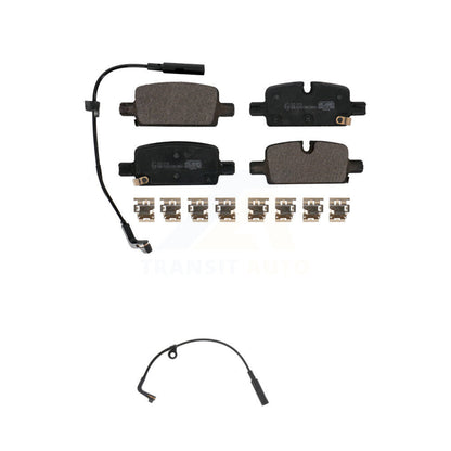 Ceramic Brake Pad Extra Wear Sensor Rear Kit For GMC Chevrolet Silverado 1500 XL