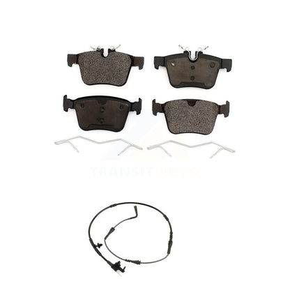 Ceramic Disc Brake Pads And Wear Sensors Rear Kit For Jaguar XE XF