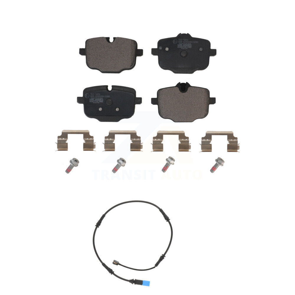 Ceramic Disc Brake Pads And Wear Sensors Rear Kit For BMW X5 X7 X6