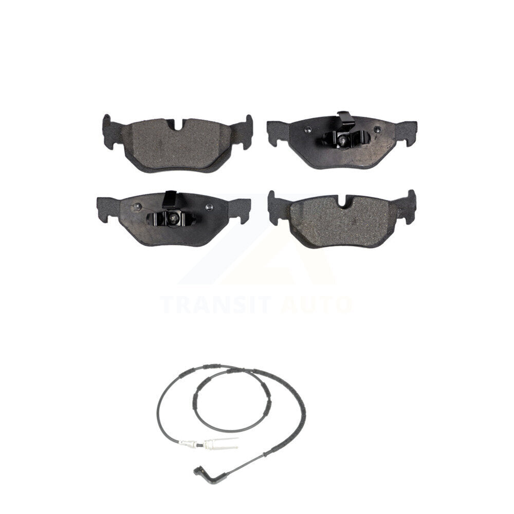 Ceramic Brake Pads Wear Sensor Rear Kit For BMW 323i 328i 128i xDrive 328xi 325i