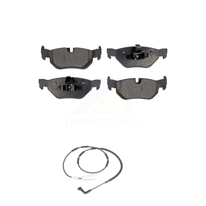 Ceramic Brake Pads Wear Sensor Rear Kit For BMW 323i 328i 128i xDrive 328xi 325i