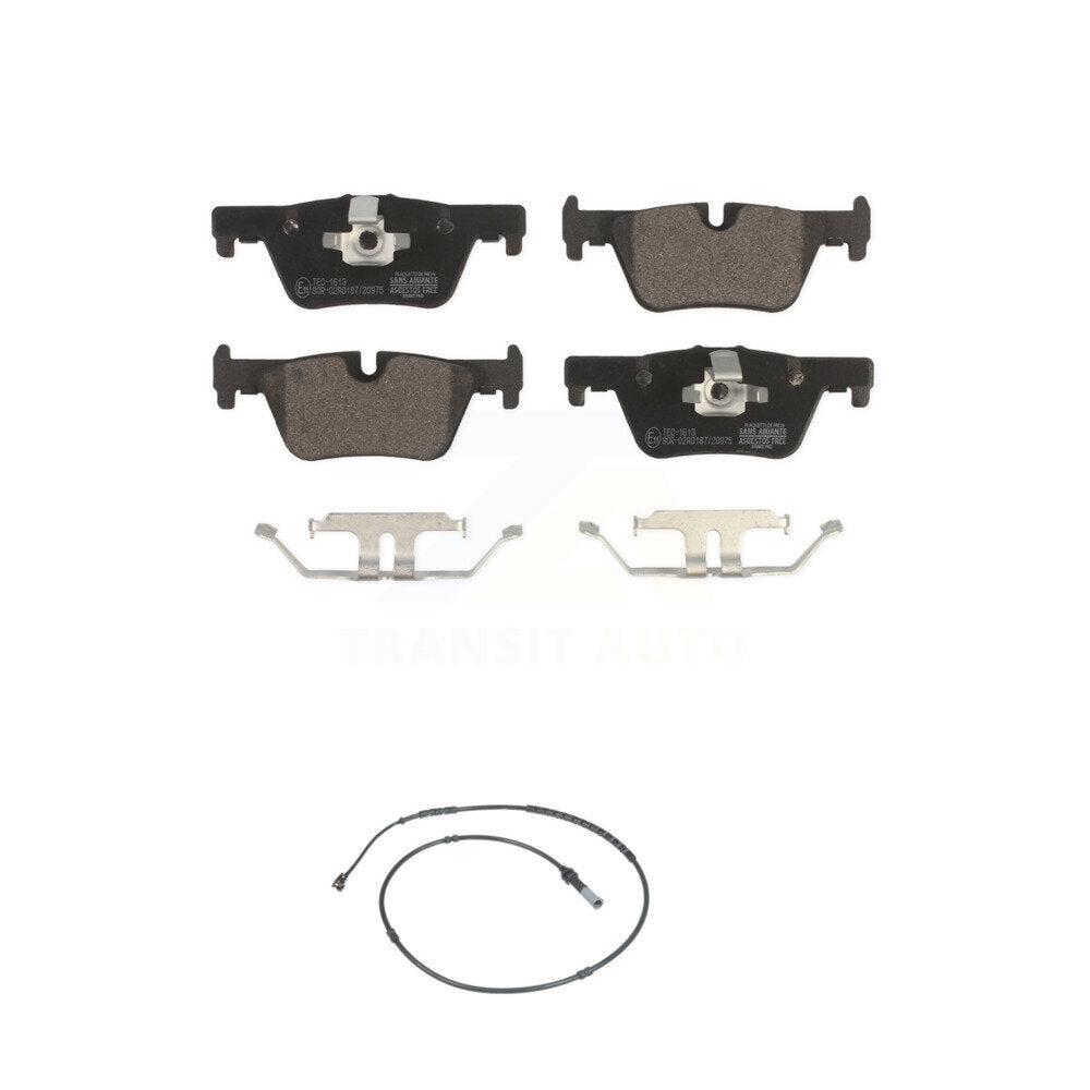Ceramic Brake Pad & Wear Sensor Rear Kit For BMW 328i xDrive 330i 320i 428i 328d