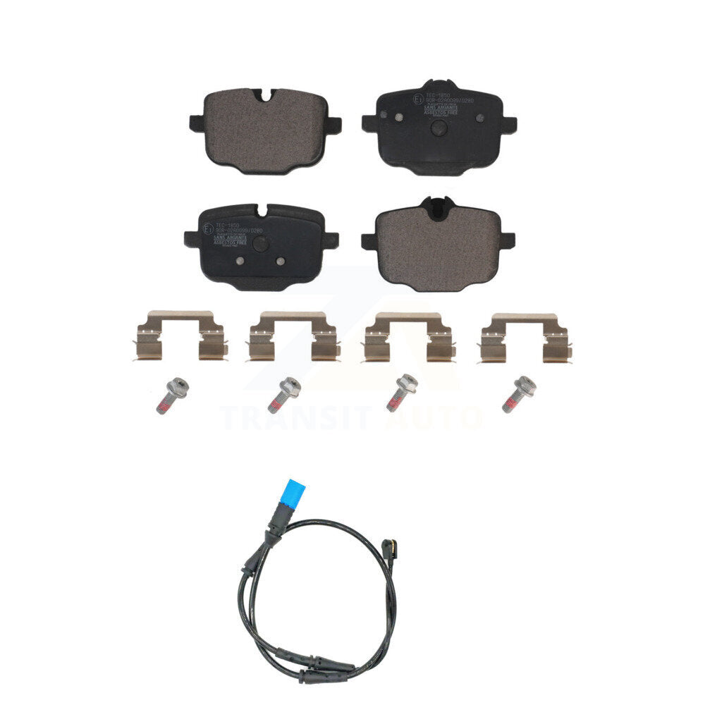 Ceramic Disc Brake Pads And Wear Sensors Rear Kit For BMW X3