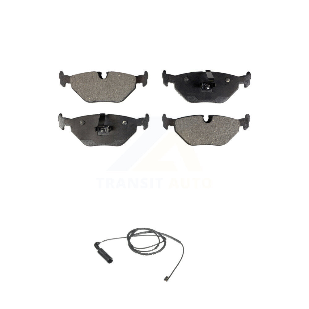 Ceramic Brake Pads Wear Sensor Rear Kit For BMW 325i 325Ci 320i 325xi 328i 323Ci