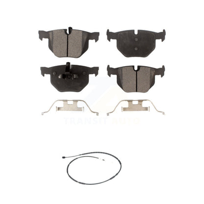 Ceramic Brake Pads Wear Sensor Rear Kit For 2013-2015 BMW X1 xDrive35i with 3.0L