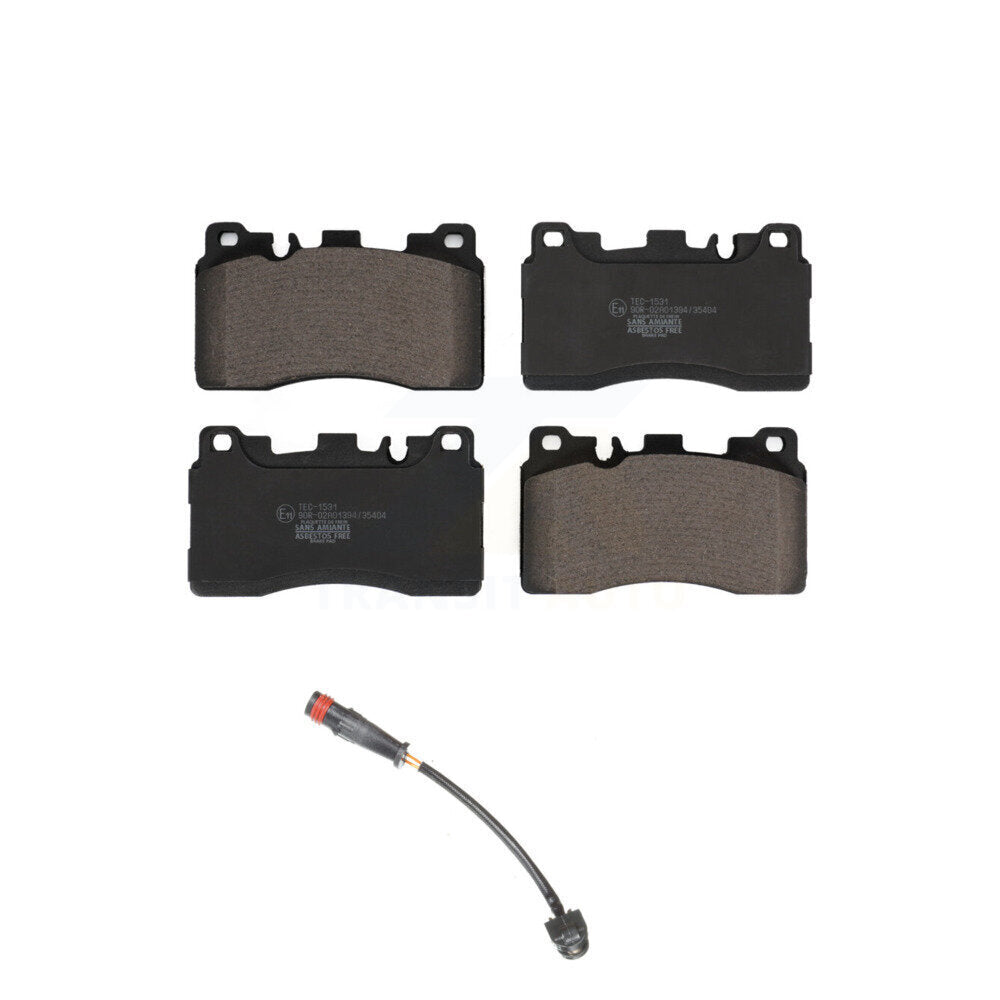 Ceramic Disc Brake Pads & Wear Sensor Rear Kit For Mercedes-Benz CLS63 AMG S E63
