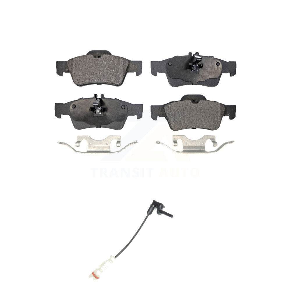 Ceramic Brake Pad Wear Sensor Rear Kit For 03 Mercedes-Benz E320 Sedan with 3.2L