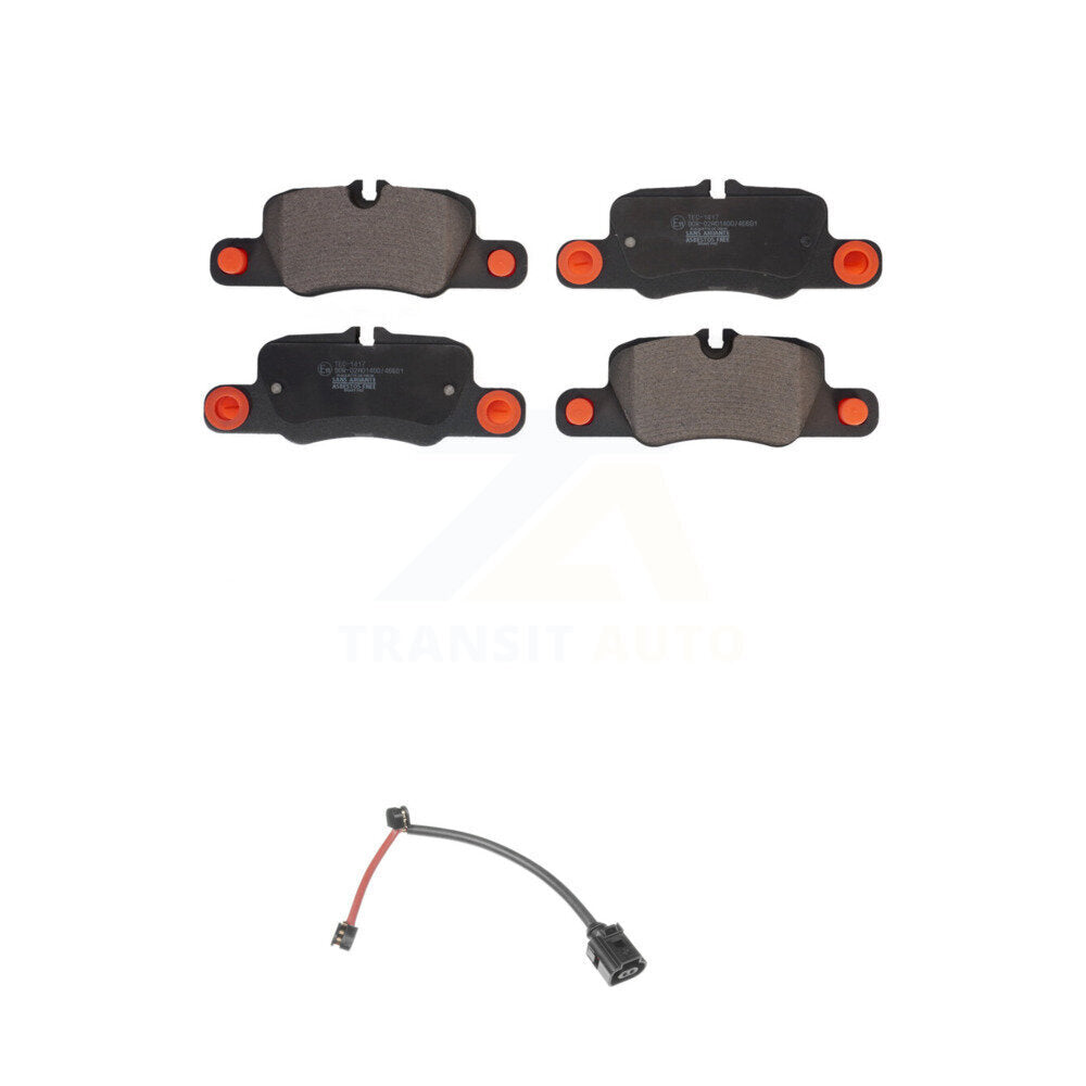 Ceramic Disc Brake Pads And Wear Sensors Rear Kit For Porsche 911