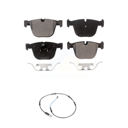 Ceramic Disc Brake Pads And Wear Sensors Rear Kit For 2009-2010 BMW 535i 3.0L
