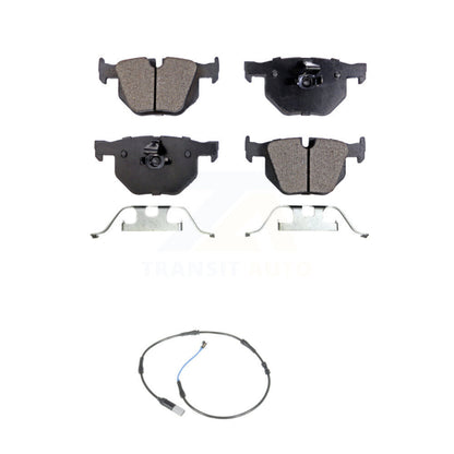 Ceramic Disc Brake Pads And Wear Sensors Rear Kit For 2010 BMW 528i 3.0L