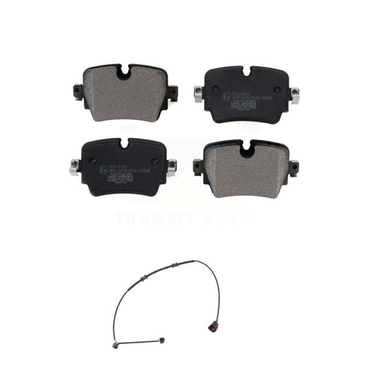 Ceramic Brake Pads Wear Sensor Rear Kit For 16 Jaguar F-Type Project 7 with 5.0L