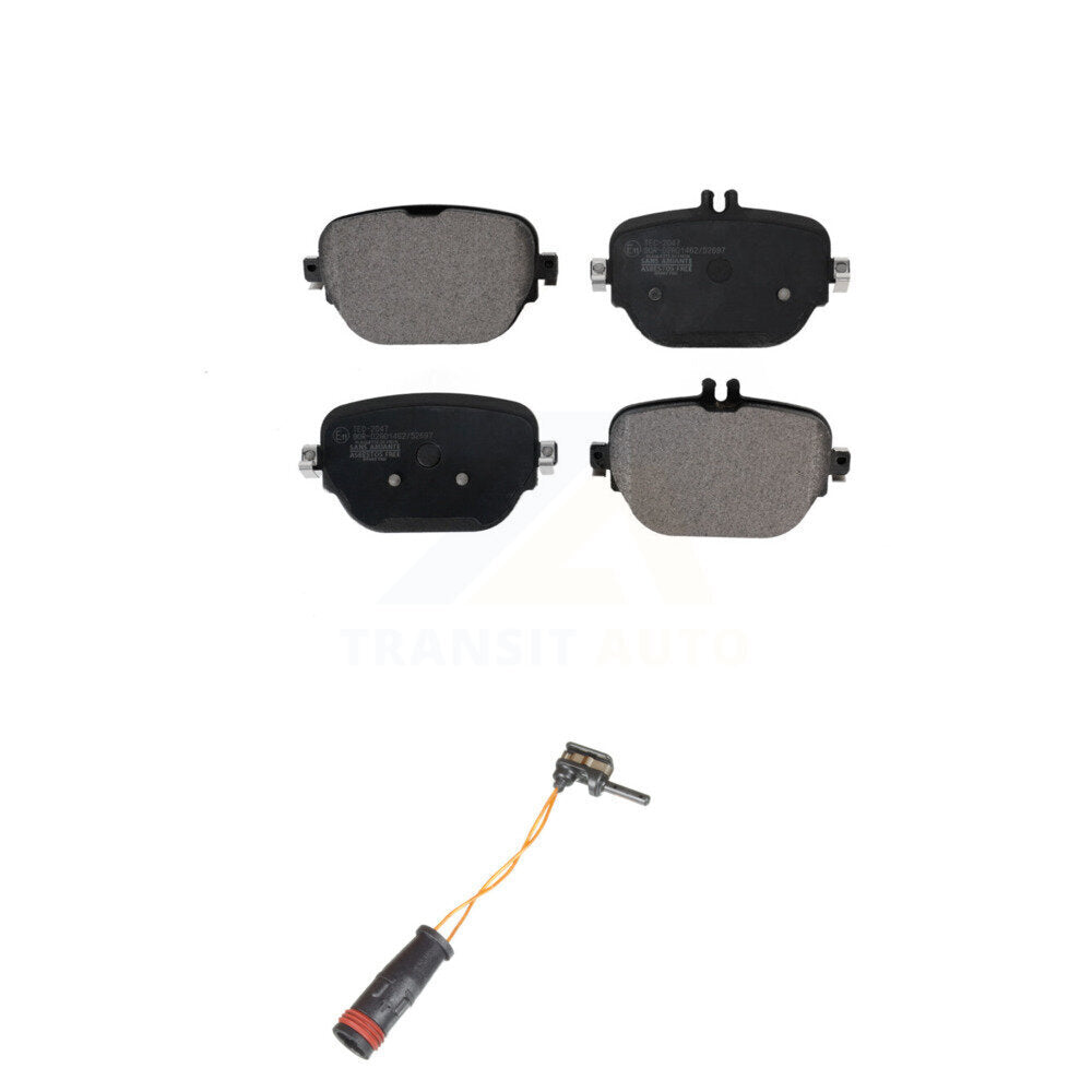 Ceramic Brake Pads & Wear Sensor Rear Kit For 19-20 Mercedes-Benz E63 AMG S 4.0L
