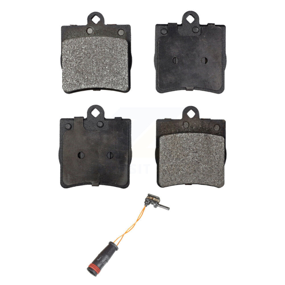 Ceramic Disc Brake Pads And Wear Sensors Rear Kit For Mercedes-Benz C230 C240