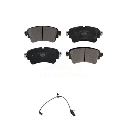 Ceramic Brake Pads & Wear Sensor Rear Kit For Audi A4 Quattro A5 Sportback S5 S4