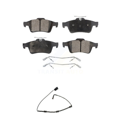 Ceramic Disc Brake Pads And Wear Sensors Rear Kit For Jaguar XJ From VIN #V90866